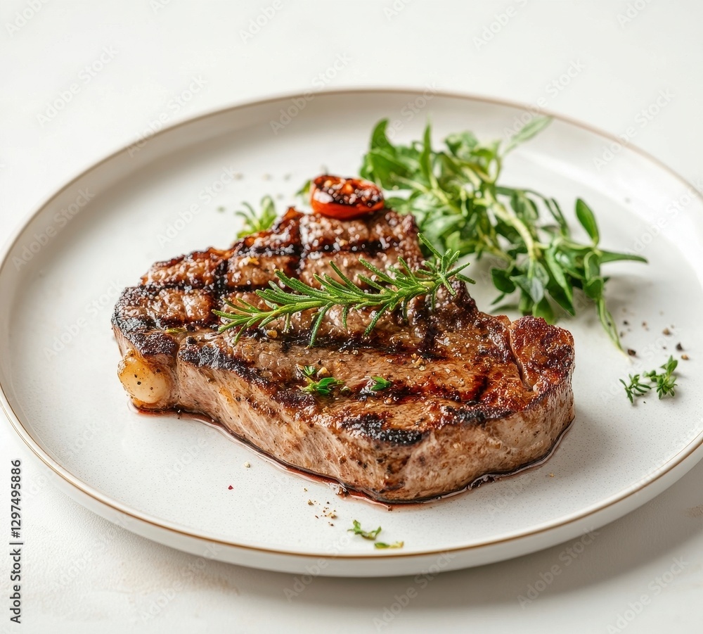 Grilled Steak with Herbs Grilled Steak with Herbs