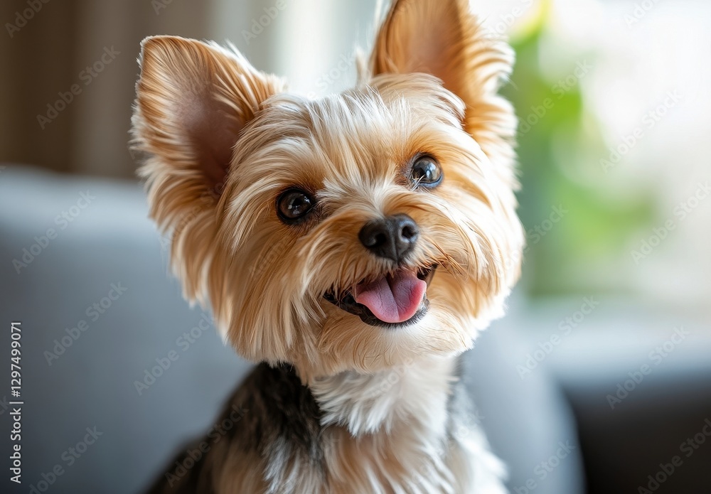 Cute Dog with Happy Expression Cute Dog with Happy Expression