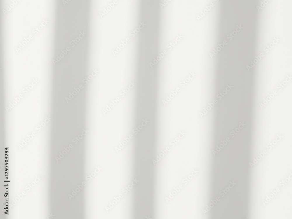 Obraz premium Curtain Shadow カーテンの影 / Soft Light Texture