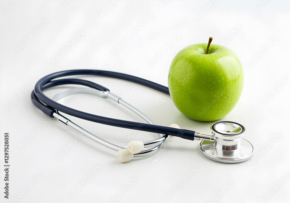 stethoscope and apple stethoscope and apple