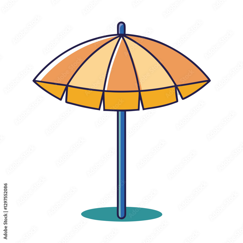 Beach Umbrella with Red and Yellow Colors, A colorful illustration of a beach umbrella with red and yellow stripes, symbolizing sunny beach vacations and outdoor relaxation.
Beach Umbrella with Red and Yellow Colors, A colorful illustration of a beach umbrella with red and yellow stripes, symbolizing sunny beach vacations and outdoor relaxation.