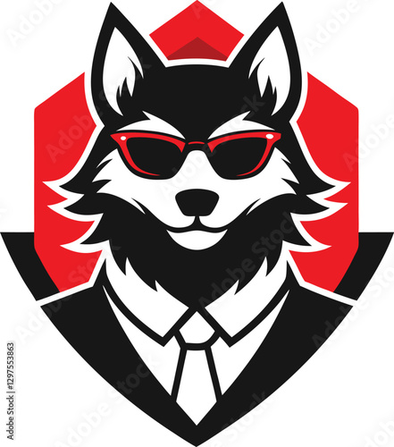 Cool Wolf Emblem
