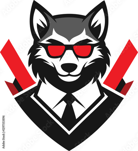 Cool Wolf Emblem