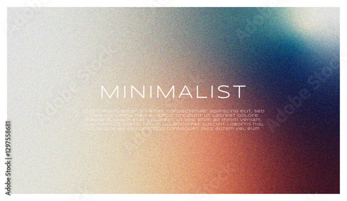 Modern trendy gradient grainy background for poster, template, bussines card, cover, packaging, art