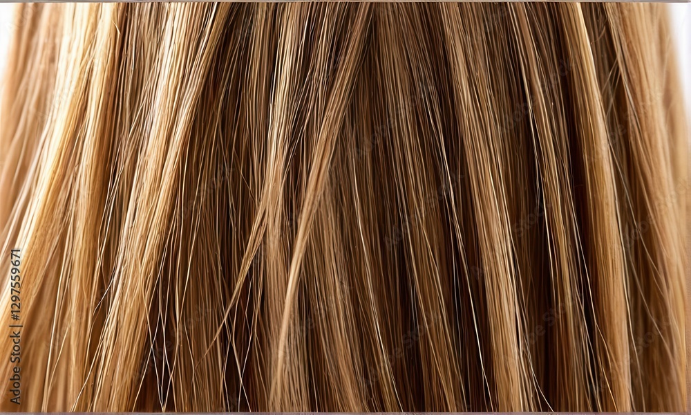 Close Up of Long Light Brown Hair with Subtle Highlights Close Up of Long Light Brown Hair with Subtle Highlights