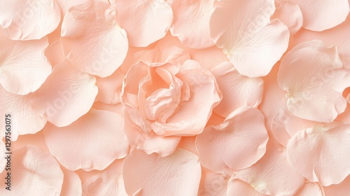 Wallpaper Mural Pale Pink Rose Petals with Water Droplets Background Torontodigital.ca