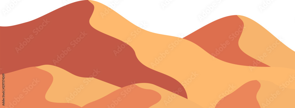 Desert Landscape Illustration Desert Landscape Illustration