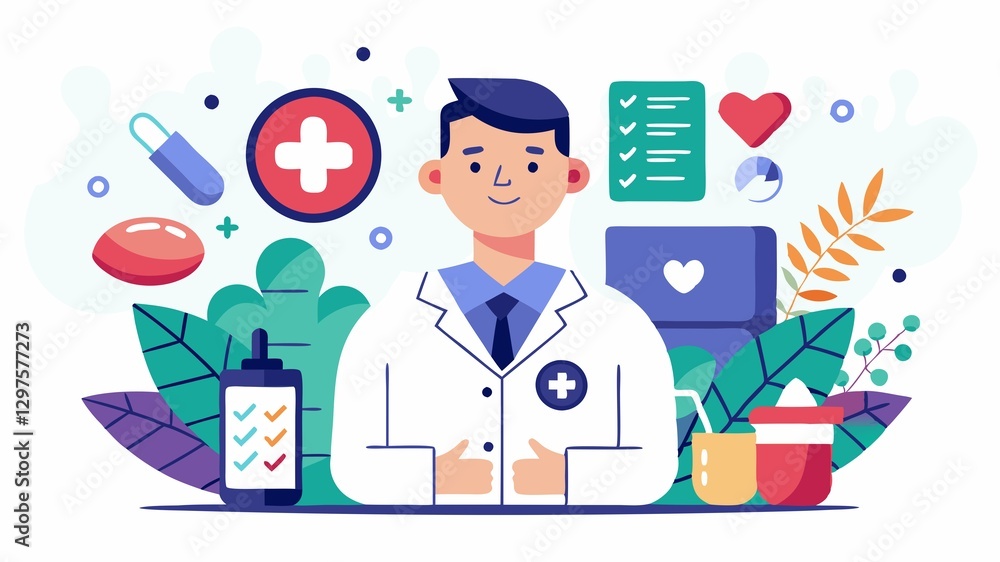 This image promotes a positive image of pharmaceutical care and patient-centered healthcare. This image promotes a positive image of pharmaceutical care and patient-centered healthcare.