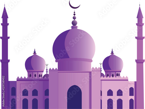 Purple Gradient Grand Mosque