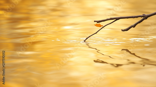 Autumn Reflection: A serene...