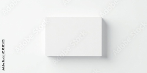 Wallpaper Mural Blank White Rectangular Canvas Mockup on a White Background for Design Presentation and Branding Purposes Torontodigital.ca