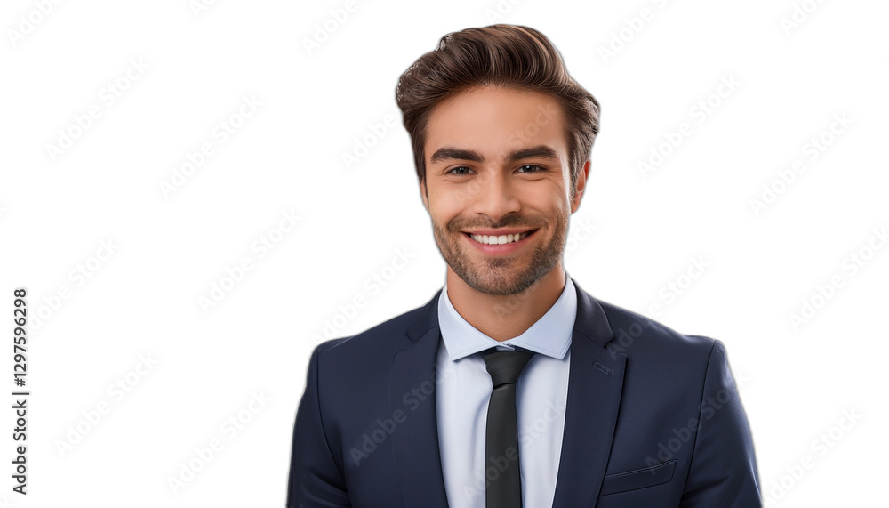 Portrait of a smiling businessman in suit Portrait of a smiling businessman in suit