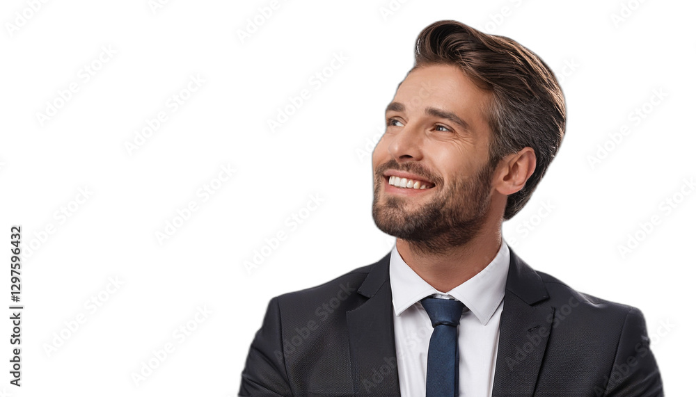 Portrait of a smiling businessman in suit Portrait of a smiling businessman in suit
