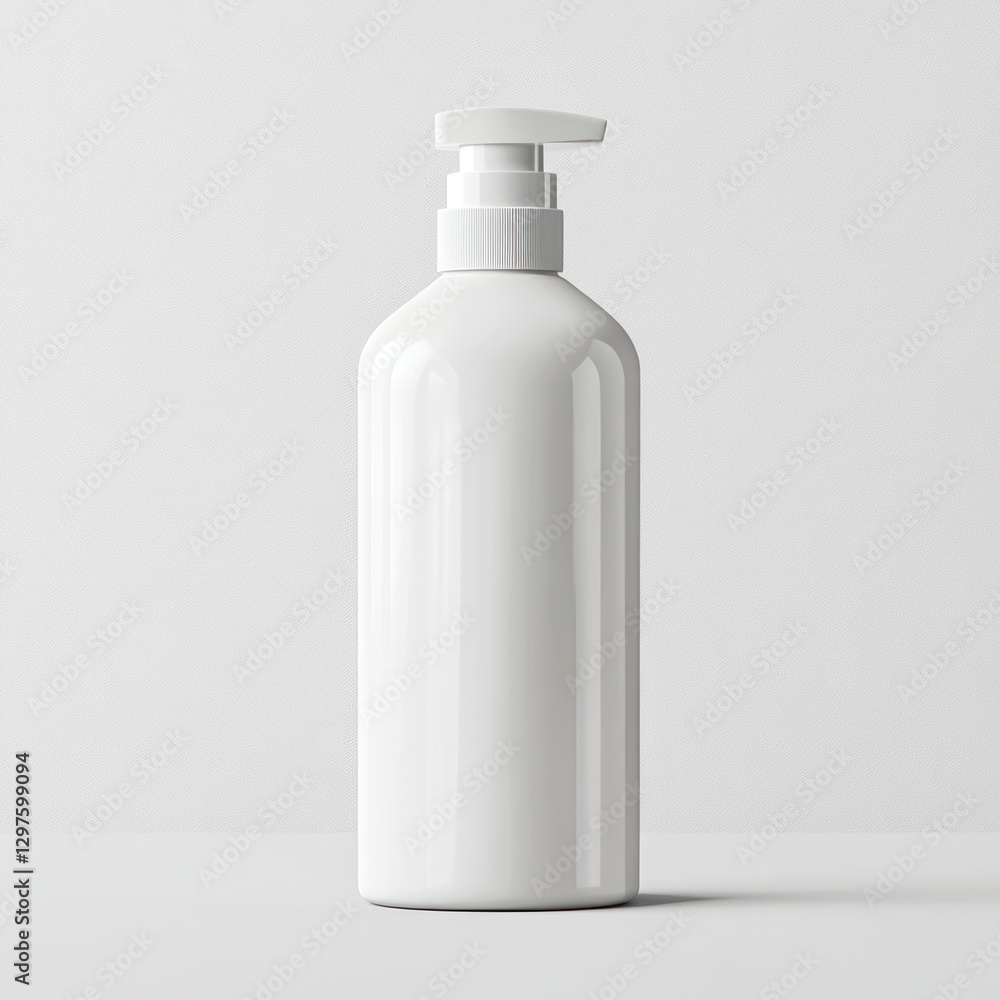 white plastic bottle white plastic bottle