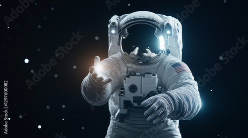 Astronaut in Space: An astr...