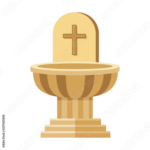 Baptism Baby Holy Water Font