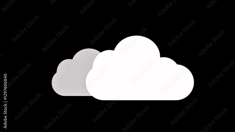 Cloud animation for video graphic needs Cloud animation for video graphic needs