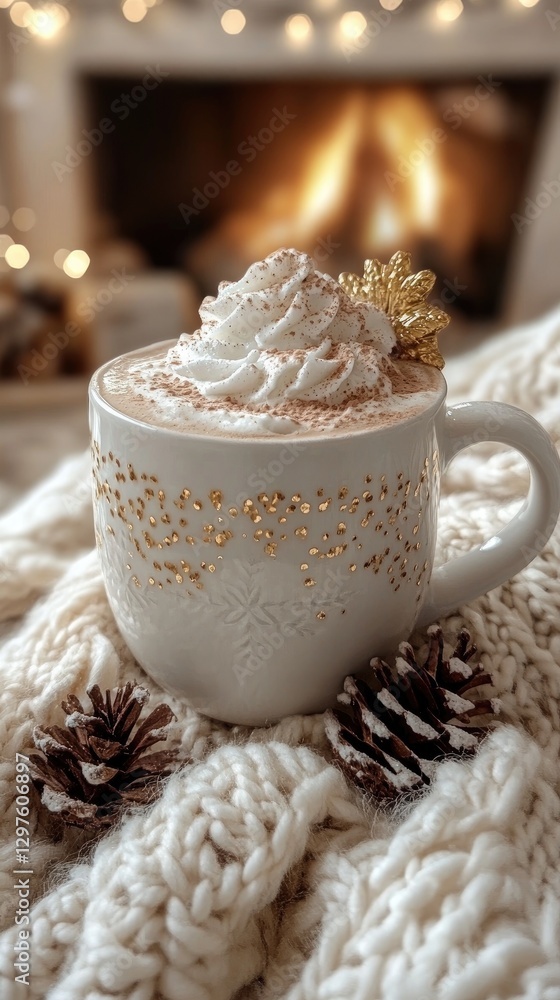 custom made wallpaper toronto digitalCozy Winter Drink Recipe: Warm Cocoa with Whipped Cream