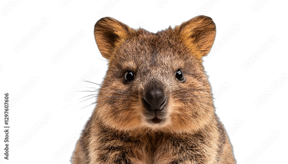 Obraz premium Quokka isolated on transparent background