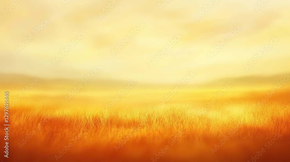 A hot summer sky background with warm golden orange and yellow blurred field, 8k image A hot summer sky background with warm golden orange and yellow blurred field, 8k image