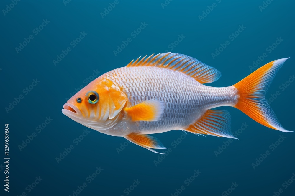 there is a fish that is swimming in the water there is a fish that is swimming in the water