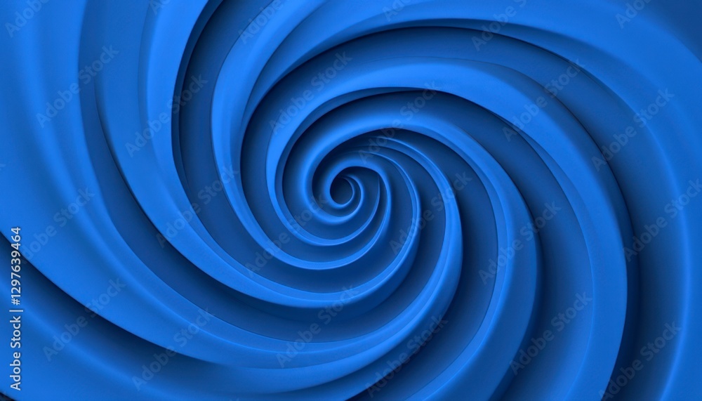 Abstract hypnotic swirling blue spiral pattern background, digital illustration. The image features a repeating pattern of concentric circles that Abstract hypnotic swirling blue spiral pattern background, digital illustration. The image features a repeating pattern of concentric circles that
