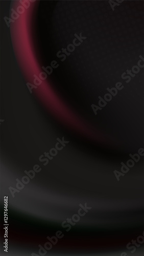 Vertical abstract dark background with a crimson swirl.