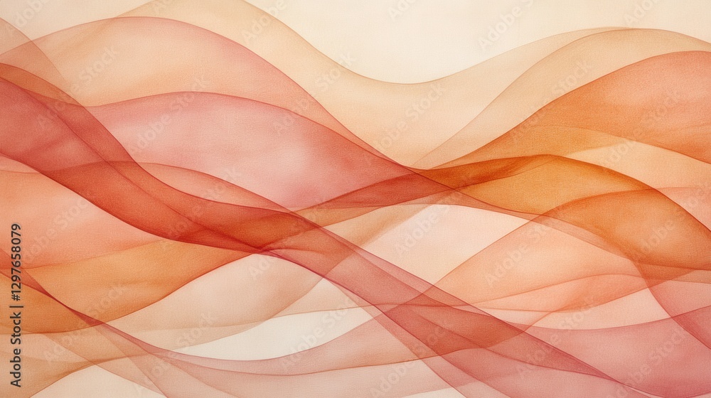 Obraz premium Dynamic Soft Light Patterns on Vintage Background