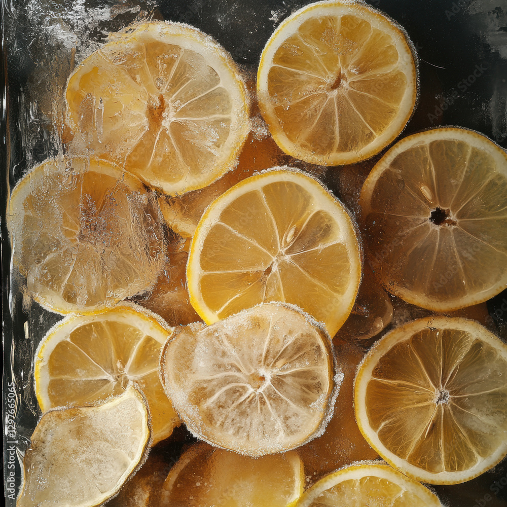 A fresh, vibrant image of juicy lemon slices with a bright yellow hue, showcasing healthy, tangy fruit perfect for a refreshing drink or snack A fresh, vibrant image of juicy lemon slices with a bright yellow hue, showcasing healthy, tangy fruit perfect for a refreshing drink or snack