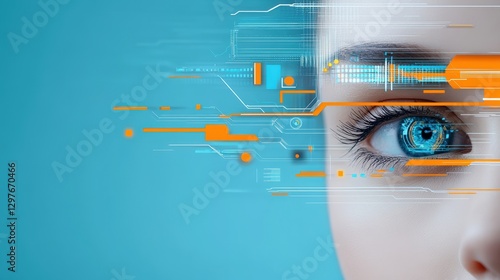 Futuristic interface digital realm visual art cyber environment close-up midjourney concept