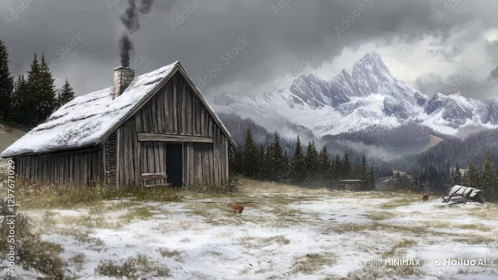 Snowy Mountain Cabin: A Winter Wonderland Snowy Mountain Cabin: A Winter Wonderland