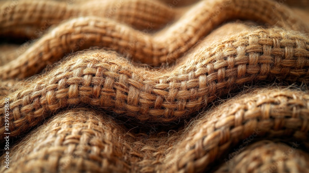 Brown Knitted Fabric Texture Brown Knitted Fabric Texture