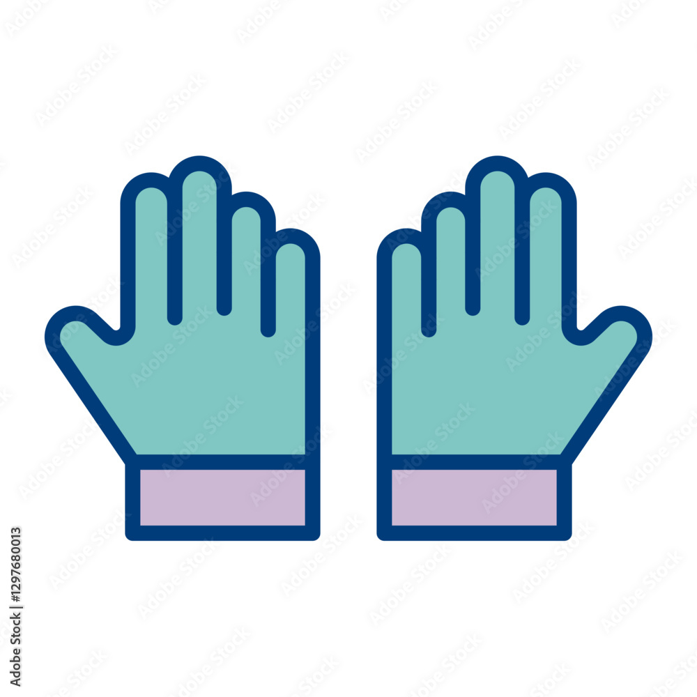 Gloves Vector Icon Design Gloves Vector Icon Design