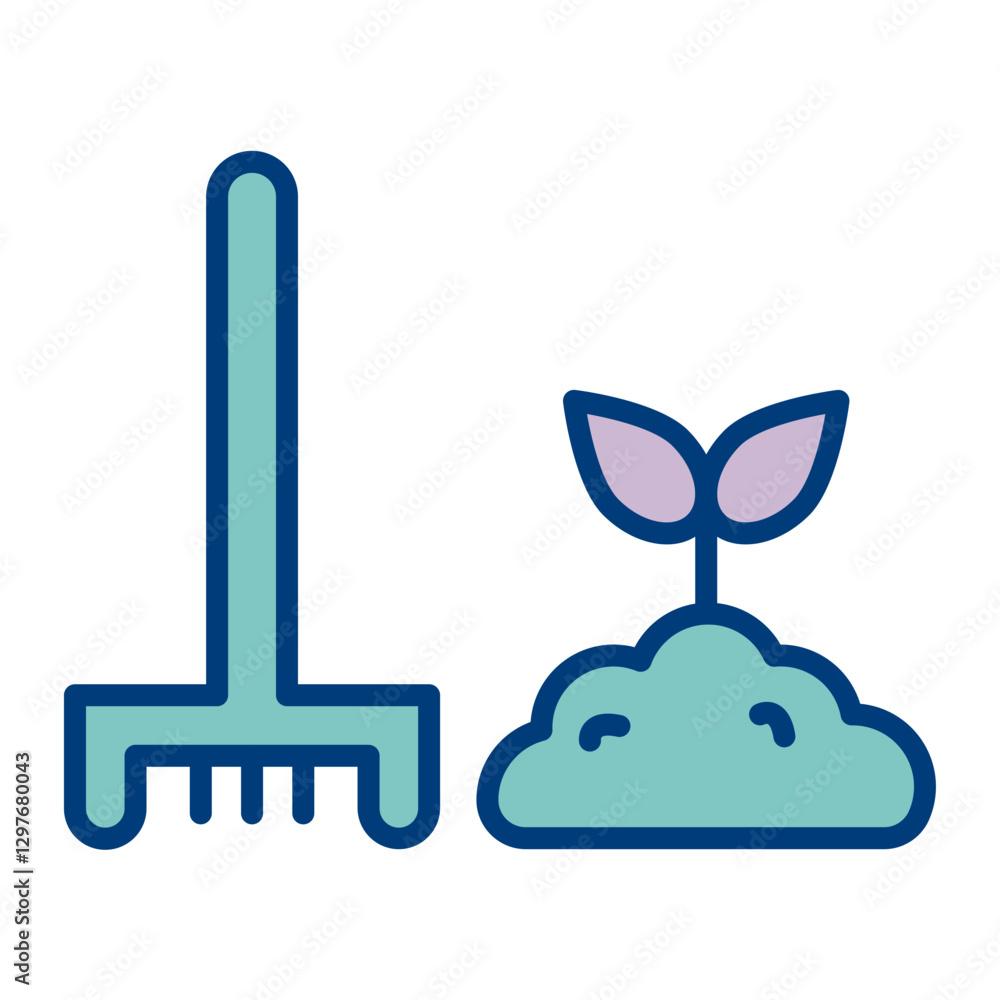 Obraz premium Sweeping Vector Icon Design