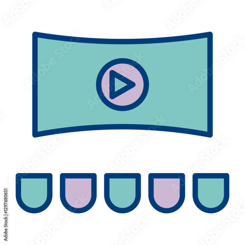 Theater Vector Icon Design