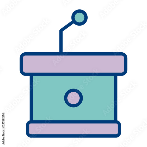 Podium Vector Icon Design