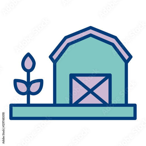 Farm Vector Icon Design