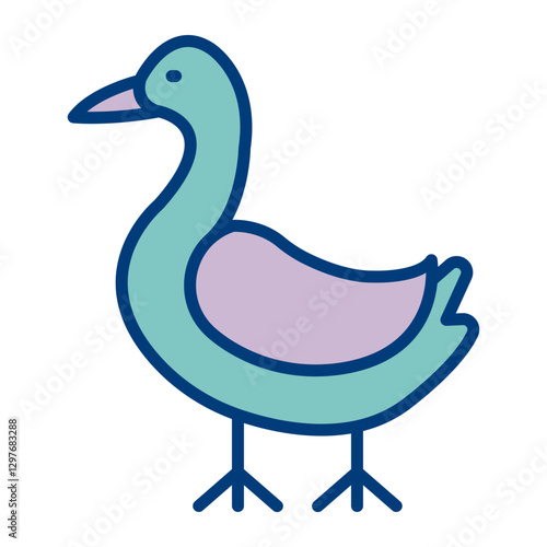 Goose Vector Icon Design