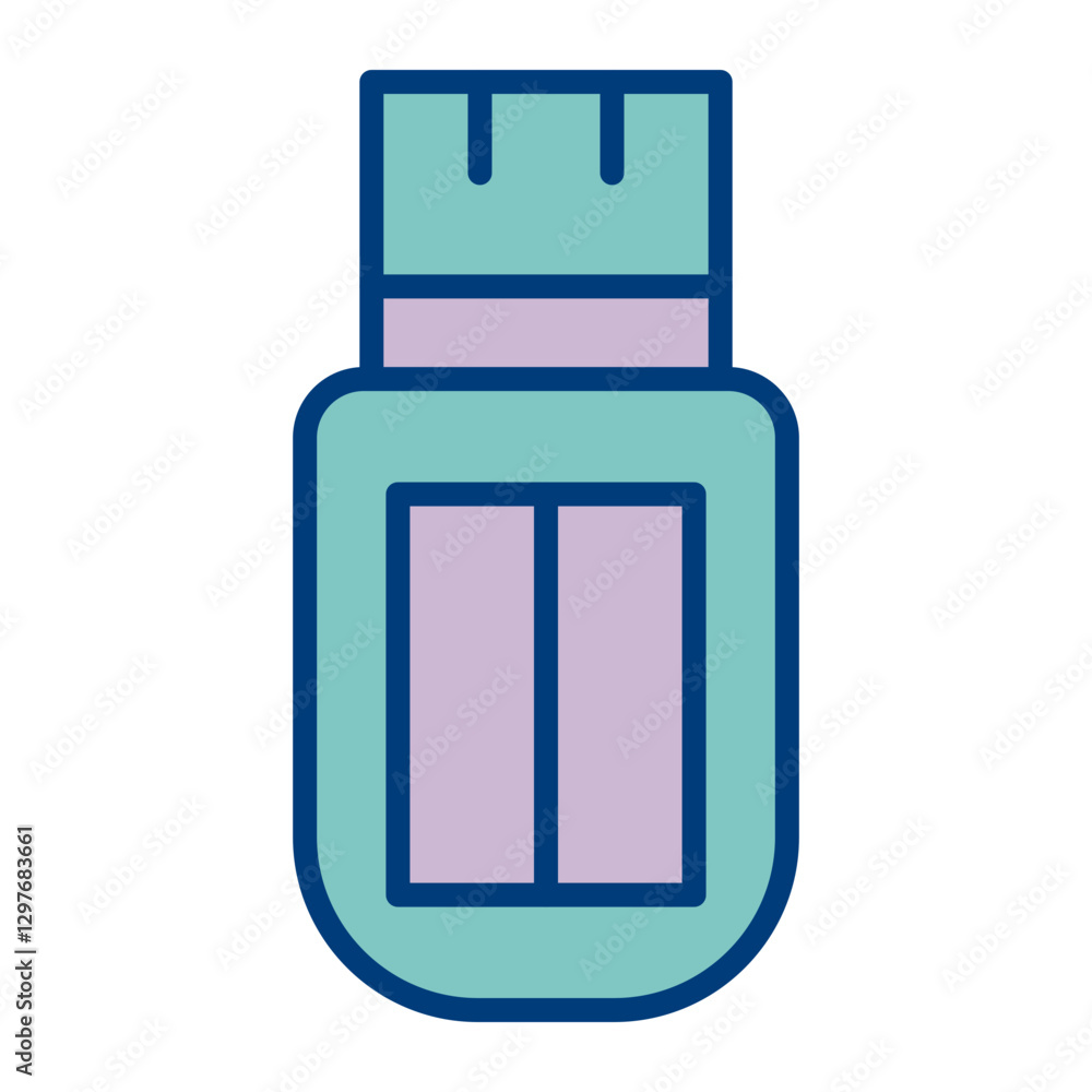 Usb Stick Vector Icon Design Usb Stick Vector Icon Design