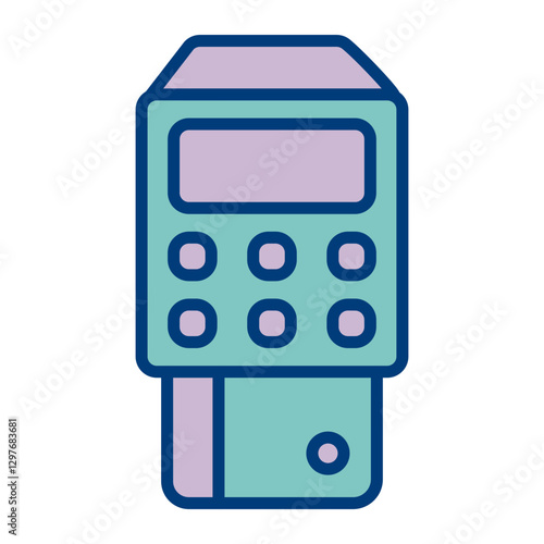 Card Reader Vector Icon Design