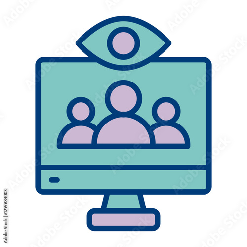 Viewers Vector Icon Design