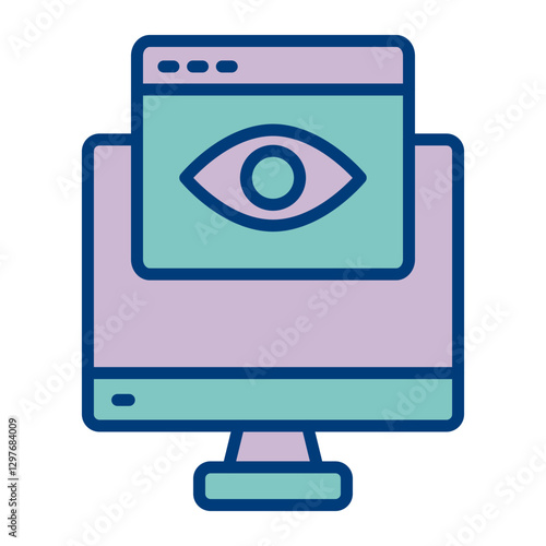 Stalker Vector Icon Design