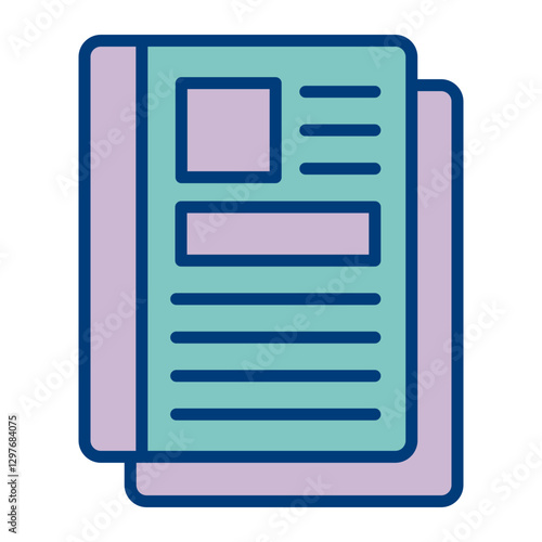 Magazine Vector Icon Design