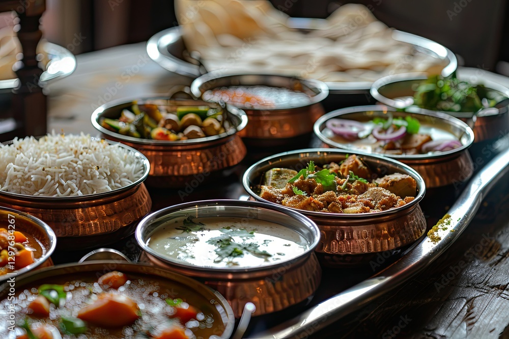 Ultra Quality Image of Selection of Traditional Indian Dishes, Indian Cuisine Ultra Quality Image of Selection of Traditional Indian Dishes, Indian Cuisine