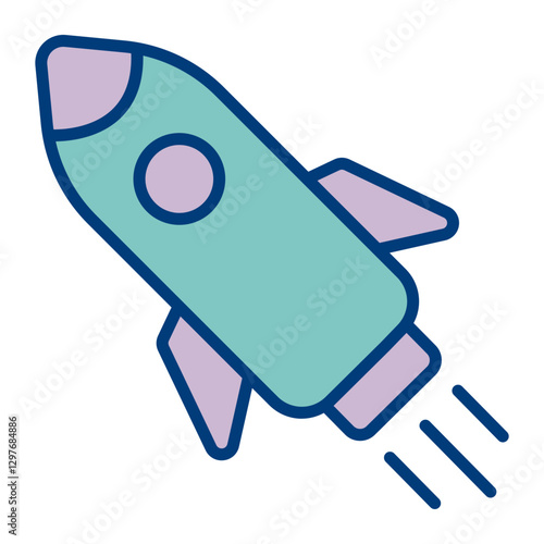 Rocket Vector Icon Design