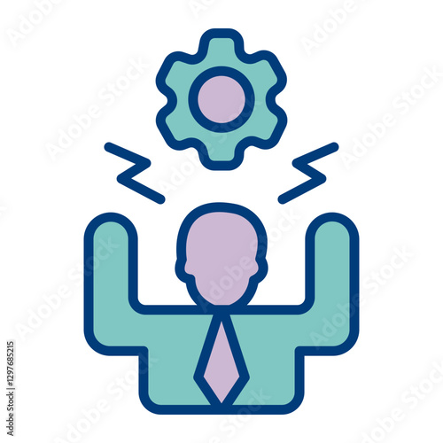 Overwork Vector Icon Design