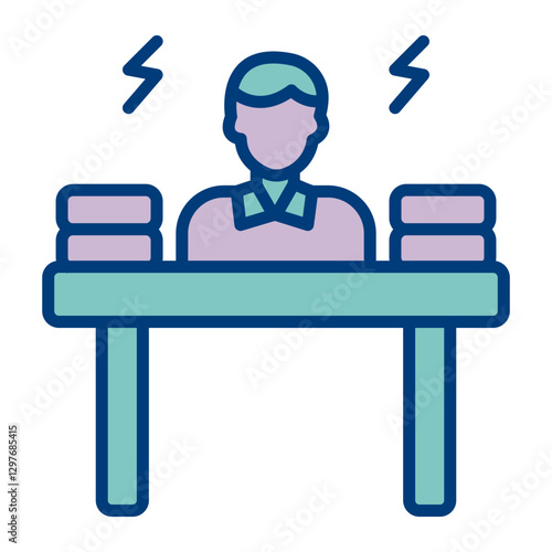 Burden Vector Icon Design