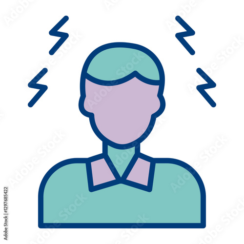 Headache Vector Icon Design