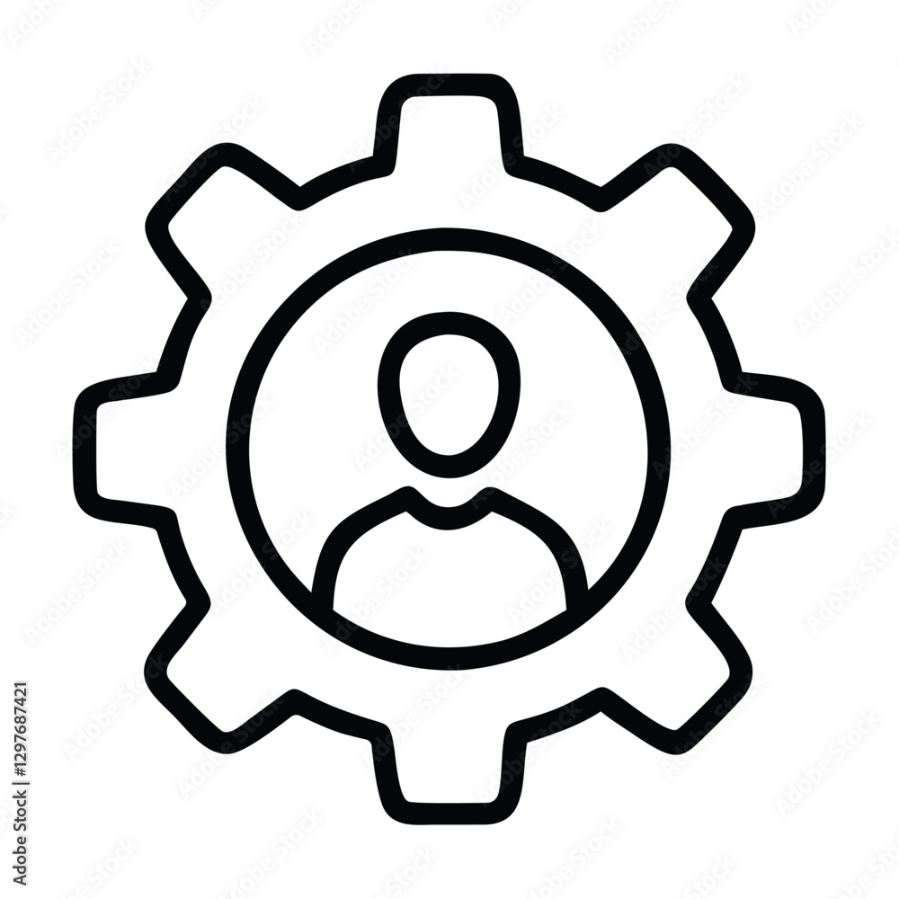 Admin Icon Gear User System Configuration Admin Icon Gear User System Configuration