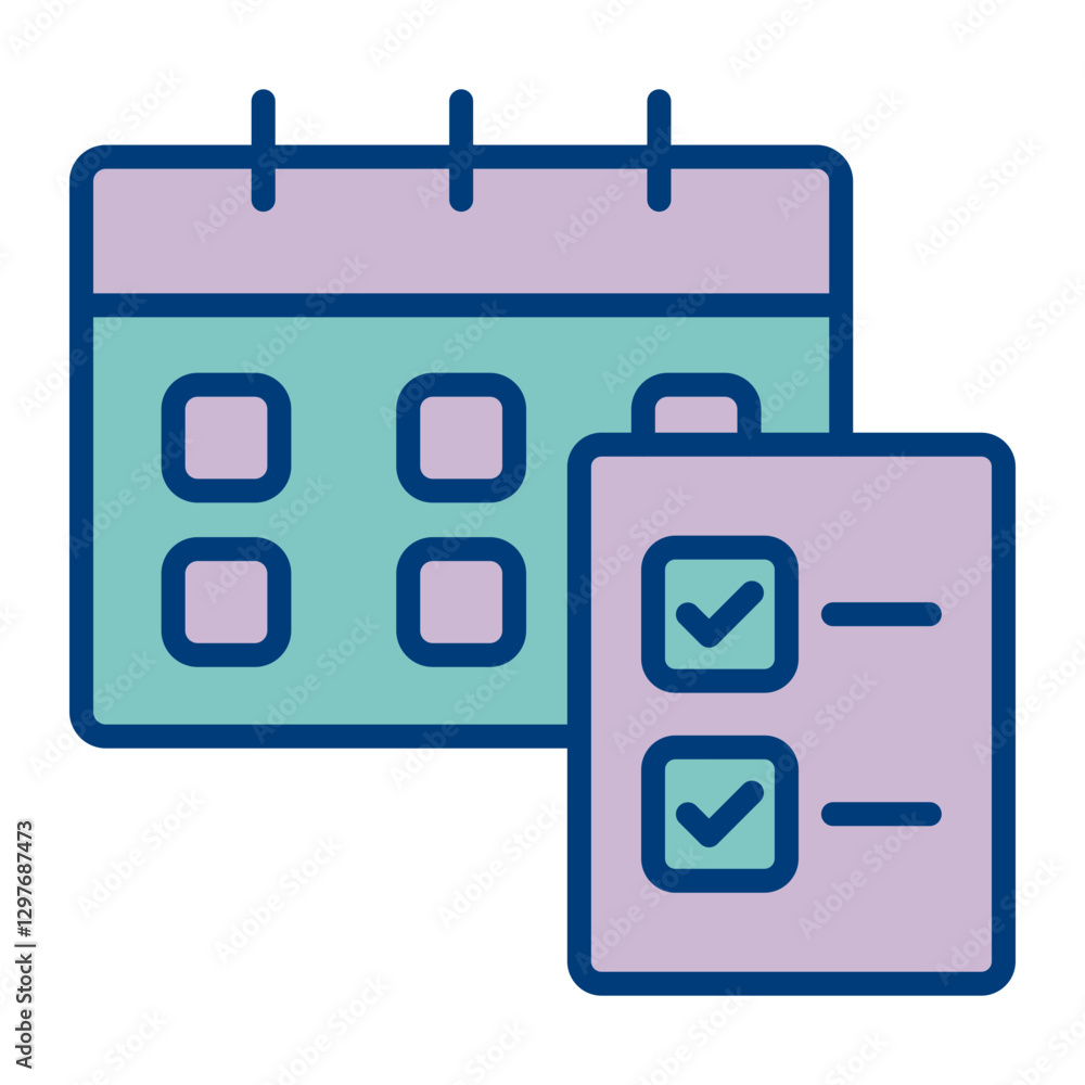 Planner Vector Icon Design Planner Vector Icon Design